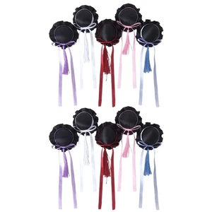 Bowknot Hair Bun Cover Side Clip Halloween Costume Hairpin Theme Party Accessory - Bild 1 von 13