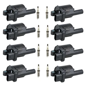 Denso 8 Ignition Coil 8 NGK Nickel Spark Plugs Kit For CTS Suburban Yukon XL V8 - Picture 1 of 1
