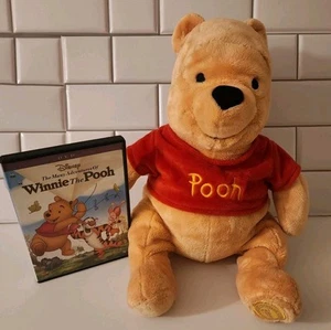 Winnie Puuh Disney Store 16 Zoll exklusives Plüschtier + DVD - Bild 1 von 13