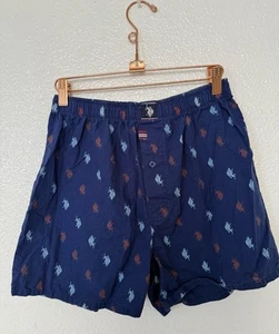 U.S. Polo ASSN .Navy Blau Größe M Herren Nachtwäsche Shorts Baumwolle - Bild 1 von 7