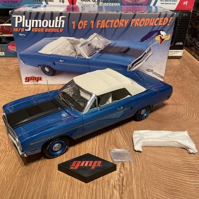 GMP 1/18 1970 Plymouth Road Runner 1 of 1 Blue RARE !  - Image 1 of 4
