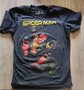 Boys Marvel Spiderman T-Shirt Size 7 - Picture 1 of 2