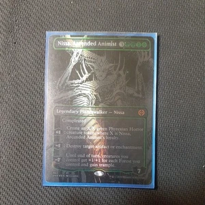 MTG Nissa, Ascended Animist (Oil Slick Raised Foil) [Phrexia: All Will Be One] - Bild 1 von 2