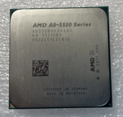 AMD AD550B0KA44HJ A8-5500 Quad-Core 3.2GHz FM2 Socket Processor - Image 1 of 2