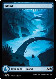 4x Wilds of Eldraine Full Art Island, Magic Island, Full Art Land, 4 Pack - Picture 1 of 1