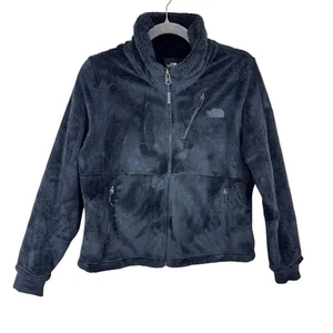 Chaqueta The North Face Negra Osito Peluche Suave Sherpa Cremallera Completa Cuello Simulado Talla L - Imagen 1 de 8