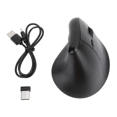 . Wireless Mouse 4000DPI Ergonomic Design Reduce Muscle Strain Vertical - Image 1 of 4