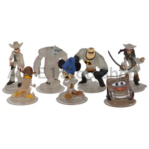 Disney Infinity 1.0 Infinite Crystal Series Lote de 7 - Rayo McQueen y más - Imagen 1 de 7