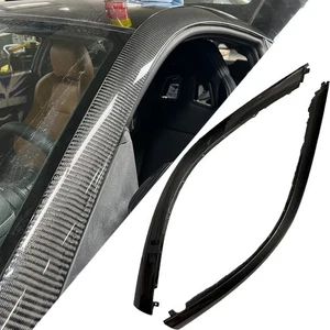 Dry Carbon Fiber Windshield Post A Pillar Replace for Nissan 350Z Z33 2003-2008 - Picture 1 of 7