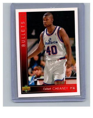 Cubierta superior #354 1993-94 Calbert Cheaney Foto 1 de 2