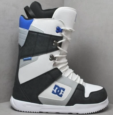 DC Phase Lace Snowboard Boots Men's White Blue Black 8.0 New - Image 1 of 4