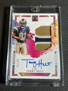 Torry Holt 2024 Impeccable Extravagance 3 Color Patch On-Card AUTO /75 EPA-THT - Picture 1 of 8