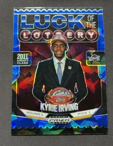 Kyrie Irving 2024-25 Panini Prizm Black Luck of the Lottery Blue Ice 078/125 #10 - Foto 1 di 2