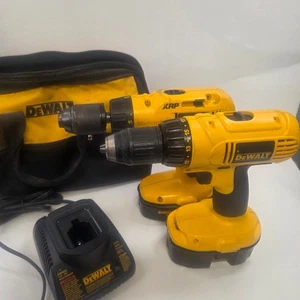 Lote de herramientas eléctricas Dewalt DW997 taladro percutor embrague ajustable DC 759 taladro destornillador - Imagen 1 de 22
