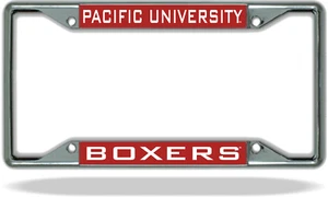 Pacific University BOXERS License Plate Frame - Picture 1 of 1