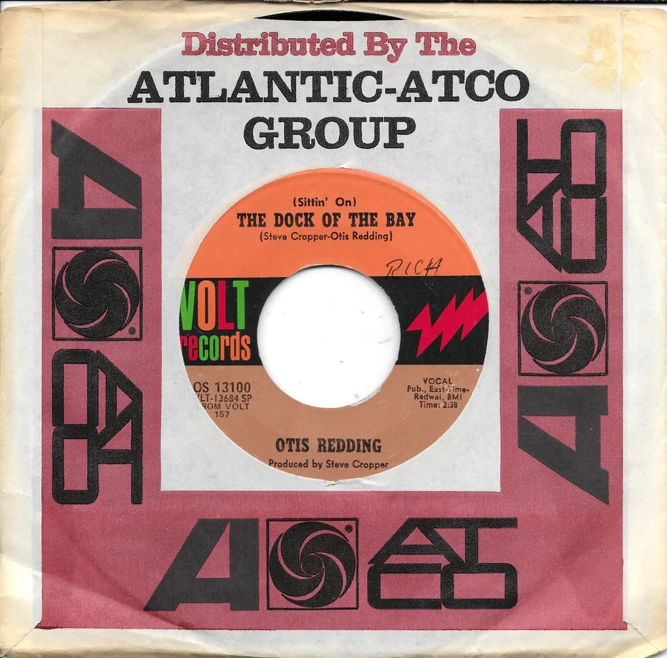 OTIS REDDING  (Sittin' On) The Dock Of The Bay / My Lover's Prayer 45 - Image 1 of 1
