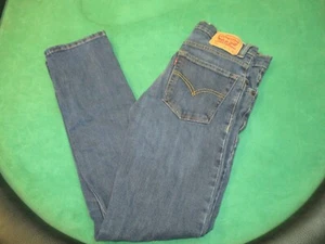 Levis 510 Skinny Blue Jeans Youth Size 16 Regular 28x28 - Picture 1 of 5