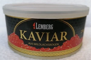 250g ALASKA GOLD GORBUSHA roter Buckel rosa Lachs Kaviar Lachs Ikra Ikura ИКРА - Bild 1 von 4