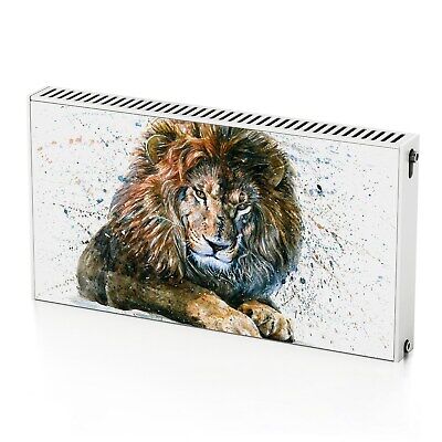 Magnetic Magnet Radiator Skin Cover Panel Mat Lion African • 47.95£