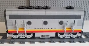 Custom Train Santa Fe F7 Engine B Unit ONLY Red -PLEASE READ ITEM DESCRIPTION- - Picture 1 of 3