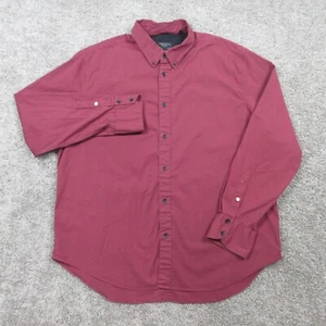Rag & Bone Shirt Mens XXL 2XL Red Solid Fit 2 Casual Outdoor Basic Button Up - Picture 1 of 8