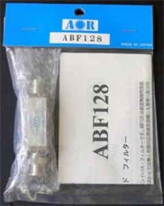 AOR ABF128 VHF Filtr pasma powietrza Filtr przepustowy 108MHz do 136MHz BNCJ/BNCP Nowy - Zdjęcie 1 z 3