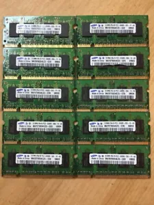Lot 10X Samsung 512MB PC2-5300 DDR2 667MHz SODIMM Laptop Memory RAM TESTED - Picture 1 of 2