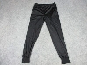 Squash Sweatpants Adult Large Black Track Fleece Lined Mens Vintage Sweat Sports - Picture 1 of 16