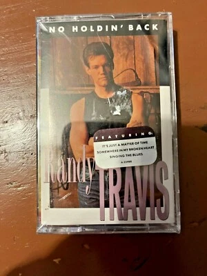 Vintage SEALED NEW No Holdin' Back by Randy Travis (Cassette, Sep-1989) - Image 1 of 3