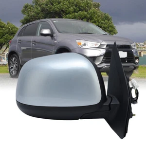 Right Side Electric Door Mirror Heated For MITSUBISHI ASX 2010-2017 Sliver Grey - Picture 1 of 13