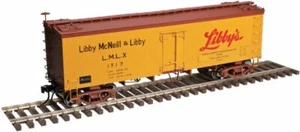HO - LIBBY McNEILL & LIBBY 36' STEAM ERA WOOD REEFER CAR BY ATLAS -VERY DETAILED - Picture 1 of 2