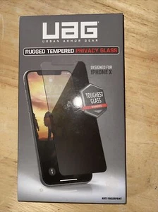 UAG Rugged Tempered Privacy Glass iPhone X - Picture 1 of 2