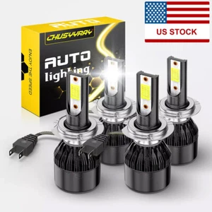 4X Faro Delantero Alto Luces Bajas Bombillas For Mercedes-Benz ML350 2003-2015 - Picture 1 of 9