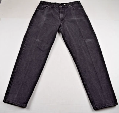 Vintage Levis 550 Jeans 36 x 30 90s Orange Tab Relax Tapered Made USA c.1995 - Image 1 of 4