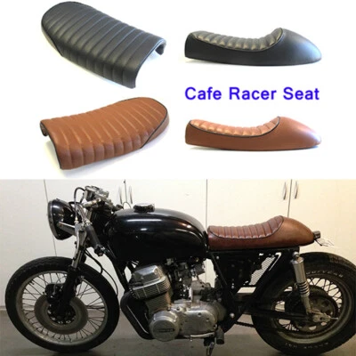 Motorcycle Flat/Hump Saddle Cafe Racer Refit Seat Cushion for Honda CB 400 550 - Image 1 of 2