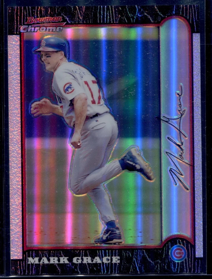 1999 Bowman Chrome Refractor #64 Mark Grace Chicago Cubs - Image 1 of 1