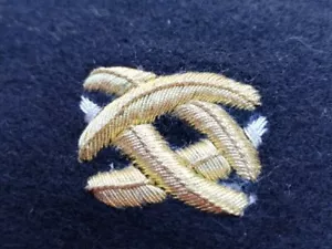 WW2 US Navy Embroidery For Shoulder Boards Epaulettes Civil Engineer - Picture 1 of 4