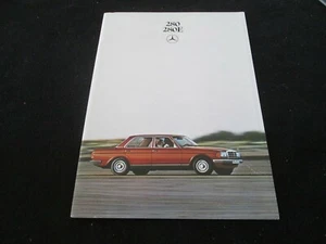 1978 1979 Mercedes 280 & 280E Brochure W123 Sedan European English Sales Catalog - Picture 1 of 11