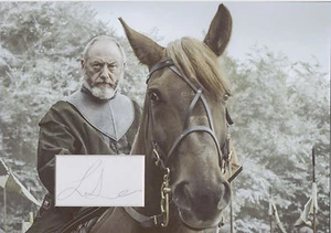Exhibición fotográfica firmada por LIAM CUNNINGHAM 12x8 DAVOS SEAWORTH con certificado de autenticidad de Juego de Tronos - Imagen 1 de 1