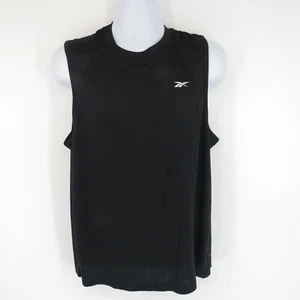 Reebok Men's Speedwick Sleeveless Tech Tee Black M Regular Fit NWT - Picture 1 of 5