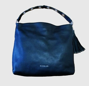 Michael Kors Brooklyn große Schultertasche schwarz Pebble Grain Leder - Bild 1 von 11