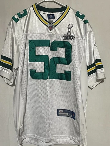 ~~VTG Super Bowl XLV Clay Matthews #52 Green Bay Packers NFL Football Jersey Cover
