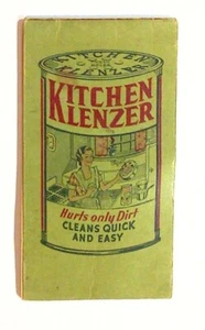 Vintage Kitchen Klenzer Advertising Union Printed Notepad Ephemera - Picture 1 of 3