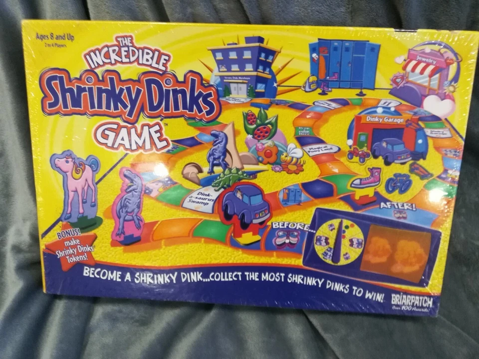 The Incredible Shrinky Dinks Game Briarpatch Kids Family Board Game NEW - Image 1 of 1