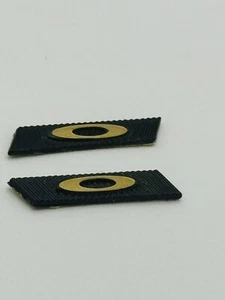 OAKLEY SUTRO & LITE SUNGLASSES REPLACEMENT SIDE LOGO ICON BLACK GOLD TEMPLE TAG - Picture 1 of 1