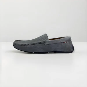 $600 Bally Pico Gris Gamuza Driver Talla US 13, EU 46 Hecho en Italia - Imagen 1 de 5