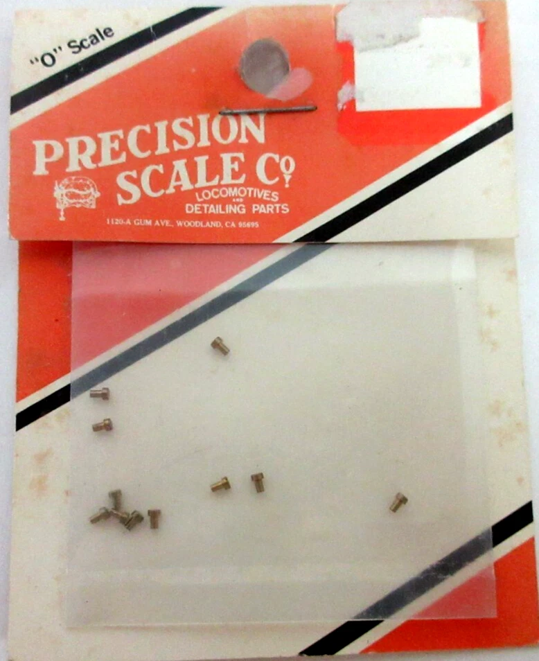 O SCALE PRECISION SCALE CO.  BRASS SCREWS - Image 1 of 1