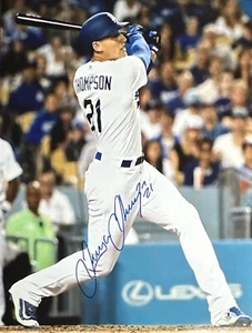 Tracy Thompson Signed 16x20 Dodgers Photo BAS B11095 - Picture 1 of 2