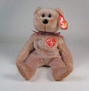 Ty Beanie Baby 1999 Signature Bear Retired - Picture 1 of 2