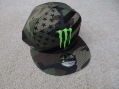 Gorra Monster Energy New Era 9fifty Snapback para hombre camuflada ajustable Foto 1 de 4